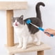 thumbnail image 1 of Juguete De Plástico Para Gatos Juguete retráctil para gatos de color azul cielo con mango largo, interactivo, con rasguños y masajes para un juego activo (1 unidad) JASKFLY, 1 of 9