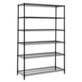 thumbnail image 3 of Hyper Tough Black Wire Shelf 6-Tier 72"H x 47.7"W x 18"D, 3600lbs Total Capacity, 3 of 8