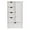 White | 22.047"L x 11.8"W x 37.4"H, variant on Tcbosik 37.4" Tall Bathroom Storage Cabinet with 5 Drawers & 1 Door - White Vertical Freestanding Organizer for Small Space, Living Room, Bedroom