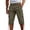 Army Green, variant on YABCSAZ Men's Cargo Shorts Knee Length Summer Shorts Cotton Capri Shorts, Lightweight Breathable Outdoor Casual 3/4 Length Elastic Waist Drawstring Capri Cargo Pants with Multi Pockets