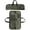 Army Green, variant on Canvas Knife Roll Bag Portable Chef Tool Storage Case with Handles for Camping Picnic Barbecue and Kitchen Organization, Dark Green