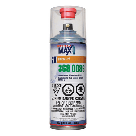 SprayMax 3680080 FillClean, Clear, 2K Component