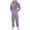 QR1-Purple, variant on Eiyaclvo Men's Hooded Onesie Pajamas Lightweight Fuzzy Fleece Zip Up Jumpsuit Long Sleeve Long Pants One Piece Pjs