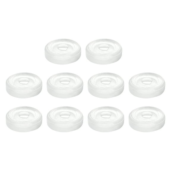 Earring Pads, 24 pack - Silicone Clip-on Earring Backs, Soft Earring Backs Replacements Earrings Cushions (Clear,7mm)