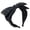 Black, variant on kaondbfi Women's Summer Outdoor Travel Essentials Accessories Headbands for Women Printed Bow Tie Hair Band Headband Cross Tie Headband Hair Band Hoop