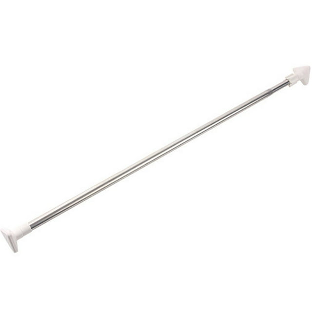 HLONK Tringle à Rideau Adhésive Rétractable pour Douche, Tension, Métal, Extensible, Tringles de Compression Sans Perçage, Mur Fenêtre pour Rideaux, Ajustable, Sans Perçage, Acier Inoxydable