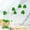 Green, variant on St. Patrick's Day Clover Cocktail Picks, 100 Pack Disposable Fruit Skewers, Green Shamrock Toothpicks for Party Appetizers, Drinks & Holiday Decor