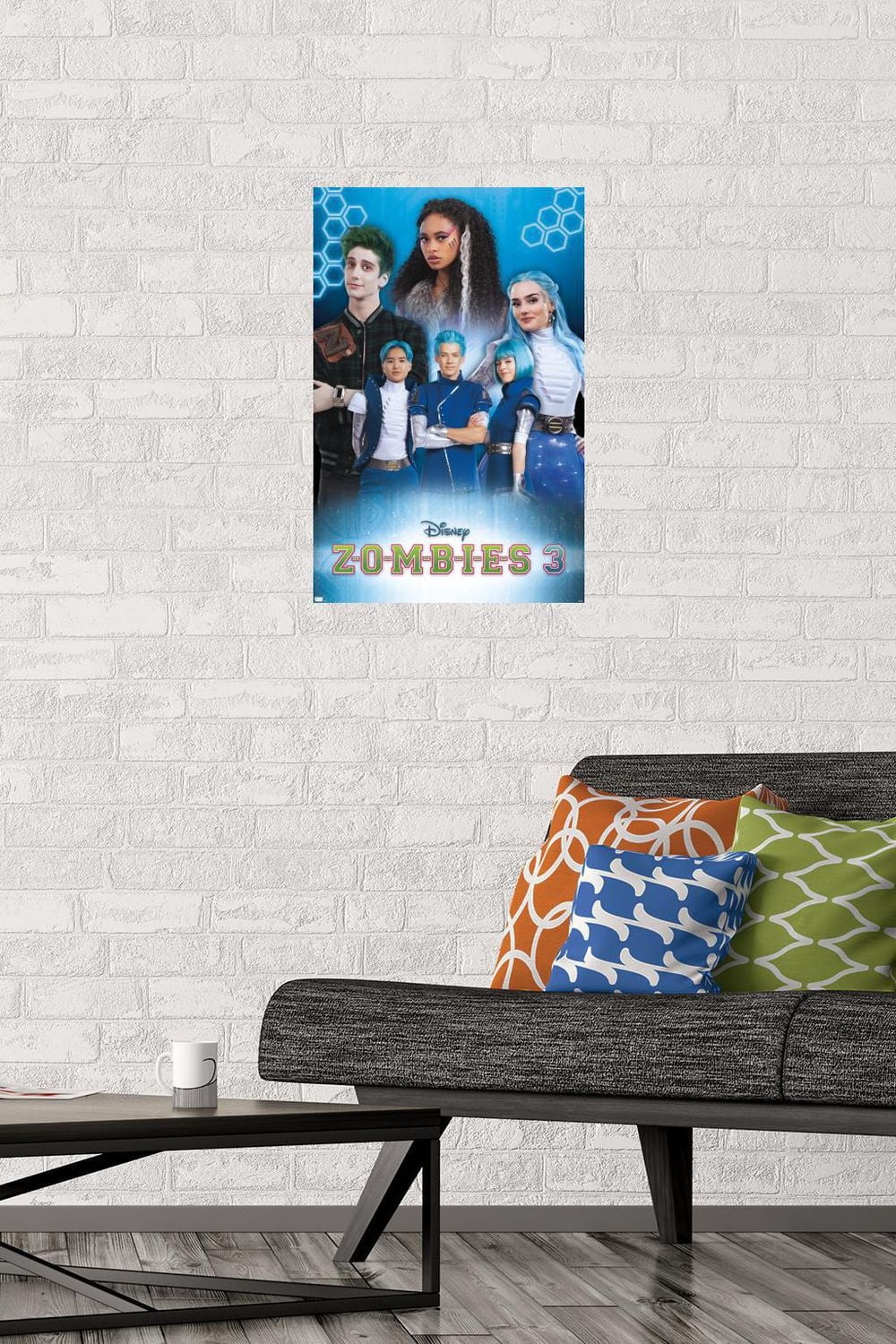 Disney Zombies 3 - Group Wall Poster with Pushpins, 22.375" x 34"