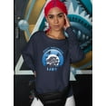 thumbnail image 2 of Crazy Halloween Lady. Sweatshirt Women -Image by Shutterstock, Female Medium, 2 of 4