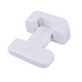thumbnail image 1 of Pestillo para niños pequeños, cerraduras para nevera, seguridad para bebés, cerradura para niños, adhesivo, no necesita herramientas ni taladro (2 unidades, blanco), 1 of 5