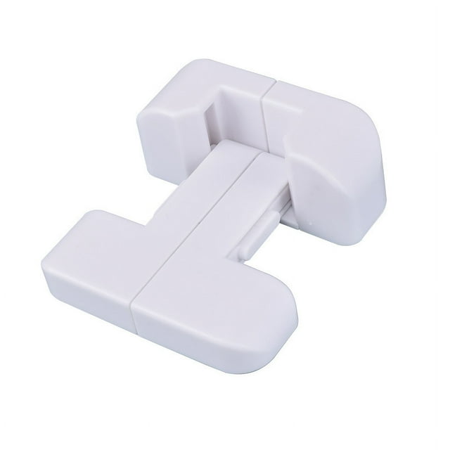Pestillo para niños pequeños, cerraduras para nevera, seguridad para bebés, cerradura para niños, adhesivo, no necesita herramientas ni taladro (2 unidades, blanco)