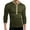 Army Green, variant on COSFO Long Sleeve Shirts for Men Henley Green Casual Pullover Button Solid Slim Mens Tshirts