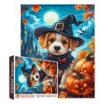 thumbnail image 2 of Best SellerCute Halloween Puppy Jigsaw Puzzle, 2 of 6