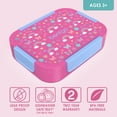 thumbnail image 3 of Bentgo Kids Snap & Go Leak-Proof Lunch Box - Rainbows and Butterflies, 3 of 6