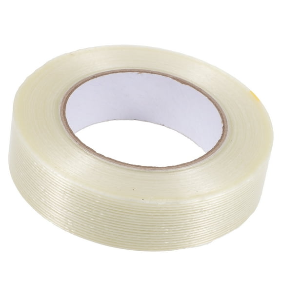 Unique Bargains Tarpaulin Repair Tape 1.18"x164.04ft Truck RV Car Tape Leak-Proof Tent Awning Tape Fiberglass Clear 1 Pc