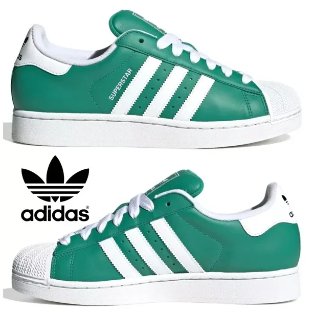 Ad-id-as Originals Superstar II Men's Sneakers Green Comfort Sport SZ-11.5 READ!