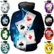 thumbnail image 2 of Nueva moda, gran oferta, sudaderas con capucha de póquer 3D, ropa para hombres y mujeres, tops, jersey de manga larga informal, sudaderas con capucha con estampado de ropa urbana, 2 of 4
