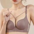 thumbnail image 2 of Sexy Lace Push-Up Bralette Top for Women - Soft Steel Ring Adjustable Support with Thin Straps, Front Strappy & Breathable Lift for Sports & Everyday, 2 of 9