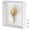 White - Foam Back, variant on 8x8 Shadow Box Frame with Soft Linen Back - Push Pins Included, Memory Box Display Case for Flower, Tickets and 3D Items, Black