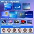 thumbnail image 3 of Ultra-Slim Type C CD/DVD Drive - All-in-One Portable Player & Burner with 4 USB Ports  SD/TF Card Support  High-Speed Connectivity for Effortless Media Enjoyment, 3 of 5