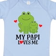 thumbnail image 4 of Inktastic My Papi Loves Me Grandson Frog Boys Baby Bodysuit, 4 of 5