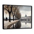 thumbnail image 2 of Designart "City of Light in Paris" Cityscapes Floater Framed Wall Decor, 2 of 7