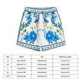 thumbnail image 5 of Women's Casual Shorts,Tropical Fruit Print , Pink Gingham Drawstring Elastic Waist Summer Beach Shorts, High Waist Loose Vacation Board Shorts, 5 of 5