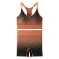 thumbnail image 3 of AUNVITO Women's Seamless Supportive Sports Bra and Yoga Shorts Set Racerback Tank Top with High-Waist Design for Fitness Running Workout Casual Sporty Style, 3 of 8
