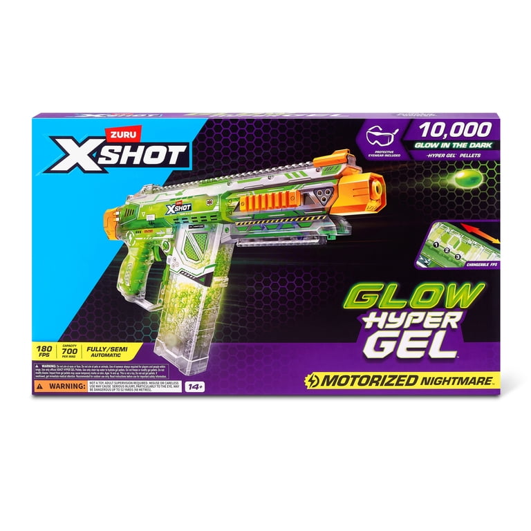 XSHOT Hyper Gel Glow Nightmare Blaster 14+ by ZURU - Walmart.com XSHOT Hyper Gel Glow Nightmare Blaster 14+ by ZURU - Walmart.com