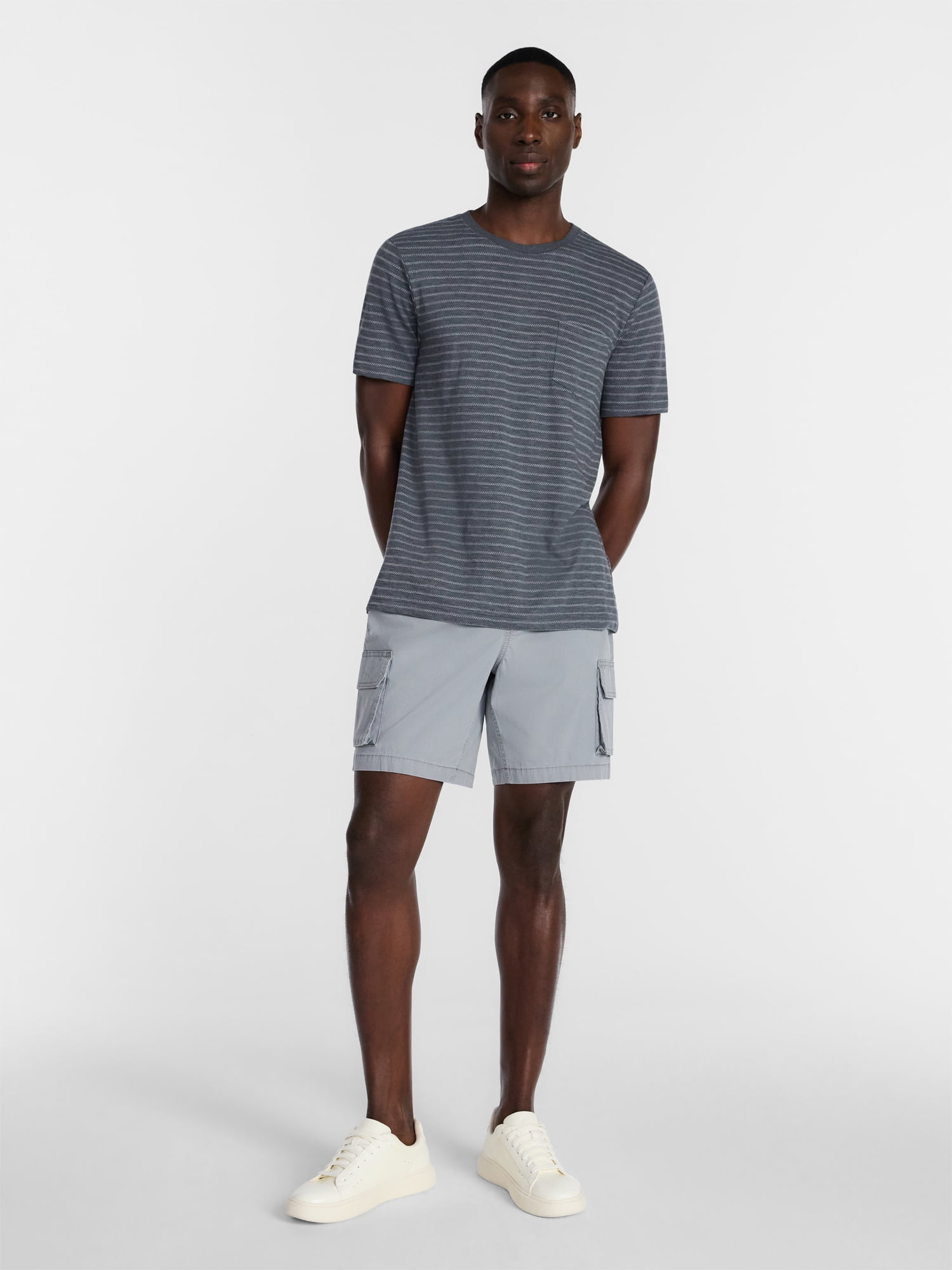 George Men's and Big Men's E Waist Cargo Shorts, 8" Inseam, Sizes S-3XL