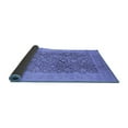 thumbnail image 2 of Ahgly Company Indoor Round Oriental Blue Traditional Area Rugs, 5' Round, 2 of 4