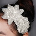 thumbnail image 4 of Diadema nupcial de flor del del cristal de boda de moda de s mujeres Macarena Diadema nupcial, 4 of 8