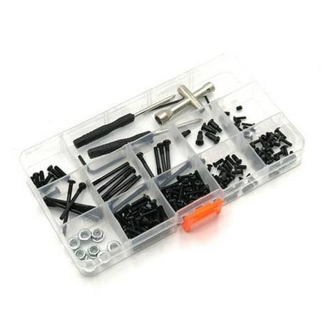 

Swing Arm Screw Ball Head Screw Nut Kit with Box for Wltoys 104009