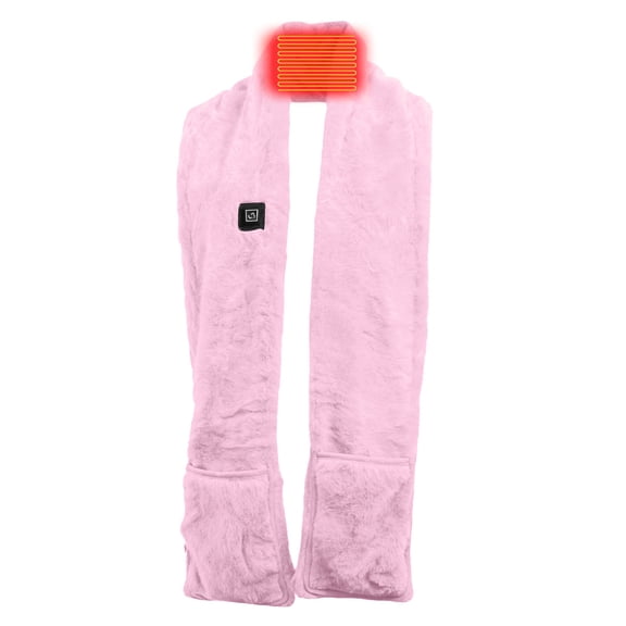 Betivan Women's Heating Scarf Winter Intelligent USB-Powered Heated Shawl Soft Fabric Warm Windproof Fit Daily Outdoor Commute Neck Warmer