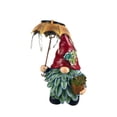 thumbnail image 3 of weibbin Solar Resin Gnome Statue with Light for Garden Patio Outdoor Decor, Multicolor, 8 Inch, 3 of 8