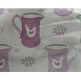 thumbnail image 5 of oneOone Georgette Viscose Light Purple Fabric Floral Craft Projects Decor Fabric Printed By The Yard 42 Inch Wide, 5 of 6