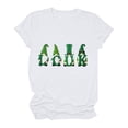 thumbnail image 2 of St Patrick'S Day Lucky T-Shirt for Women,Womens St Patricks Day Shirt Short Sleeve Round Neck Tshirt,Women's St Patrick's Day T-Shirt Lucky Irish Shamrock Cute Gnomes Graphic Tees Tops, 2 of 4