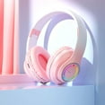 thumbnail image 3 of Apmemiss Clearance Gradient Colored Light Emitting Bluetooth Headphones, Popular Game Wireless Headphones Lightning, 3 of 3