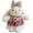 Color 3, variant on Bunny Keychain Plush, Lop-Eared Rabbit Keychain Velvet Soft, Adorable Keyring for Keys Backpack Purse