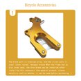 thumbnail image 2 of Mountain Bicycle Tire Disc Frame Mount Aluminum Biking Professional Repairing Set Alloy Upgrade Replacement Brake Conversion Adaptor Cycling Accessory Gold, 2 of 7