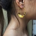 thumbnail image 4 of LYMAYTER Boucles d'Oreilles Pendantes 1 Paire - Rétro Punk, Goutte d'Eau, Métal Lourd, 4 of 7