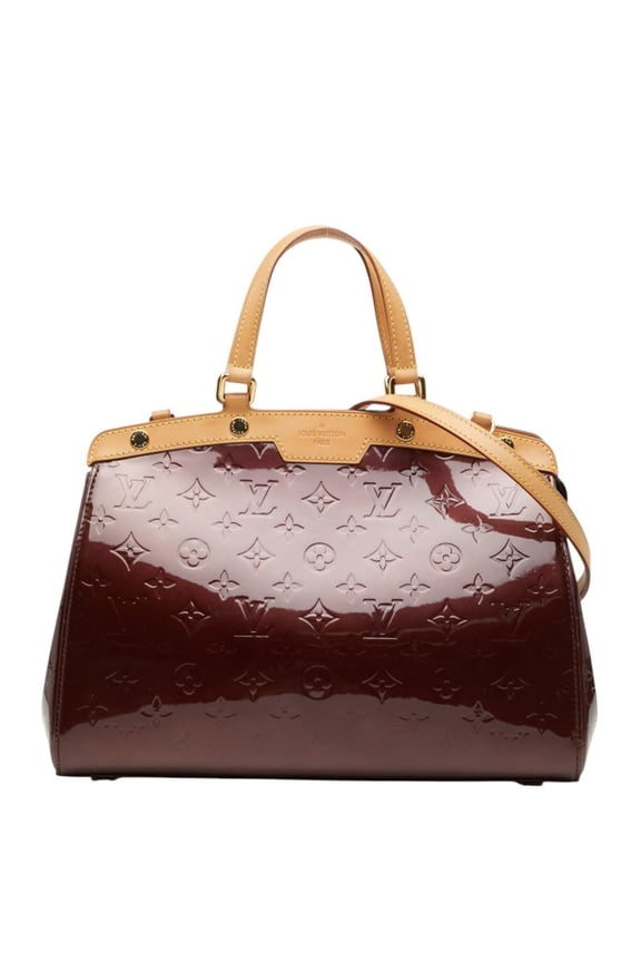Pre-Owned Louis Vuitton Monogram Vernis Blair MM Handbag Shoulder Bag 2WAY M91690 Rouge...