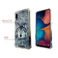 thumbnail image 3 of Snow Wolf Case for Samsung Galaxy A10e 5.83'' 4 Cushion Corners TPU Bumper + Hard Acrylic Back Shockproof Scratch-Resistant Cover for Girls Women Teen, 3 of 4