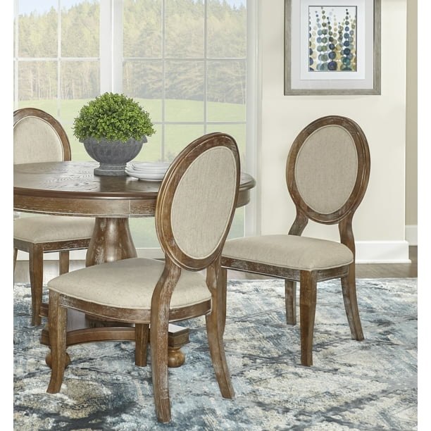 Powell Lenoir Dining Side Chair Set Of, Oval Back Dining Chair Set Of 2
