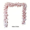 thumbnail image 2 of WEGFTDUOP 70.8In Christmas Simulation PVC Flocked Rattan Decor - Indoor Outdoor Flexible Artificial Garland for Home Fireplace Mantel Stairs Garden Party, 2 of 9