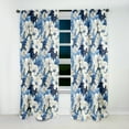 thumbnail image 2 of Designart "Oasis Of Azure In The Tropics V" Tropical Blackout Curtain Panels, 2 of 4