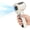 Beige, variant on Aezusy Portable Handheld Fan with Cooling Misting Rechargeable 100 Speeds Personal Mini Fan with Digital Display for Travel Outdoor Home Office, White
