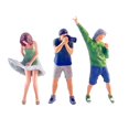 thumbnail image 3 of Figuras de hombres y mujeres a escala 1:64, Dioramas de niño cantando, escena DIY coleccionable, modelo de personas pequeñas, modelo de personaje para, 3 of 9