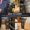 thumbnail image 7 of 30 Oz Tumbler Halloween Emoji Orange Sequins Tumbler with Lid and Straw, Birthday Gift Cup for Friend Women Men Coffee Travel Mug Thanksgiving Day Halloween Christmas Gift Water Bottle, 7 of 7