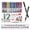 12 Colors, variant on Vintage Colored Fineliner Needle Pens - 0.5mm Waterproof Pigment Ink Micro Detail Drawing Markers for Architectural Design, Illustration, Sketching & Outlining, Assorted Retro Color Set